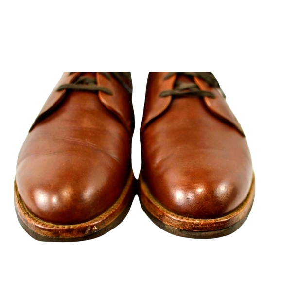 Incredible Vtg DACK's Made Canada Brown Leather Chukka Boots Vibram Gumsole 10.5 - Picture 3 of 10